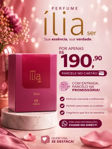 Perfume natura (promissória com entrada)