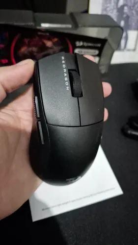 Mouse Gamer sem fio Redragon King Pro