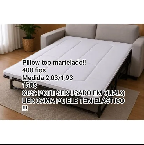 Pillow top!!! Protetor de colchão!!
