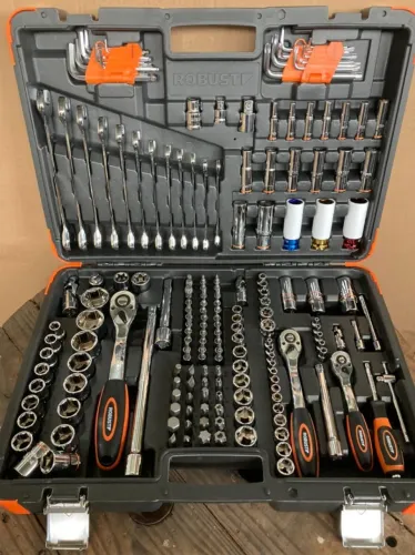 SET MECÂNICO 178 PEÇAS ALTA RESISTÊNCIA