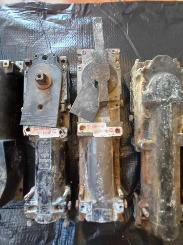 Lote com 5 molas hidráulicas de piso para porta de vidro