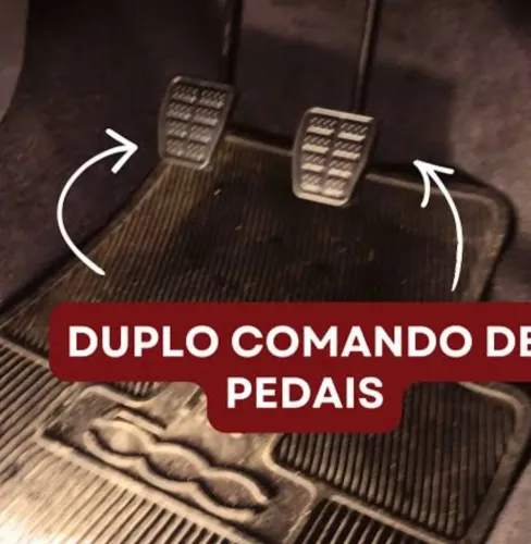 Pedal duplo para carro de aprendizado
