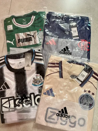 Lote 5 camisas de futebol