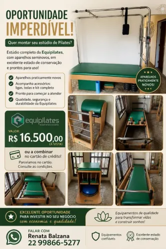 Aparelho completo de pilates