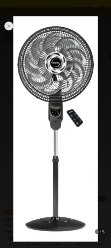 Ventilador Mallory pé com controle