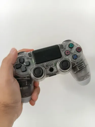 Controle PS4 Transparente Sem Fio - FRETE GRÁTIS