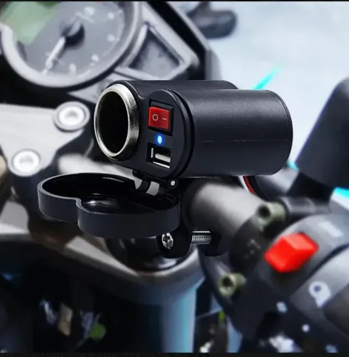 Carregador de Moto para Celular + Acendedor 12V | Carregamento Rápido e Prático ?