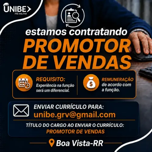 promotor de vendas interno
