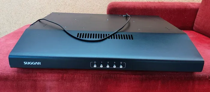 Depurador exaustor slim 60cm preto suggar 3 velocidades