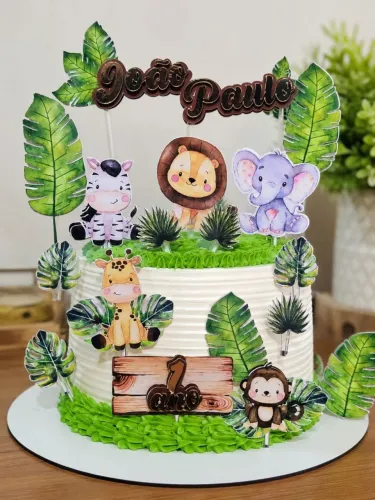 Topo de bolo personalizado, qualquer tema com nome e idade