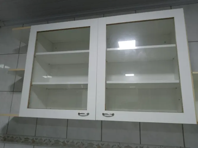 Armário aéreo 2 portas feito planejado
