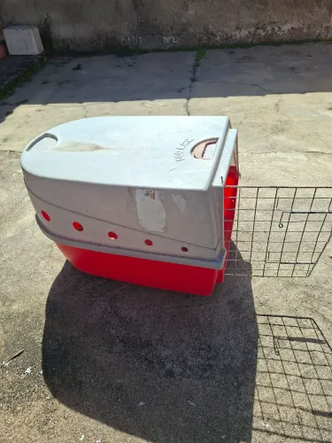 Caixa para transporte para cães e gatos usada