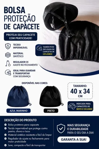 Capa protetor de capacete hipismo