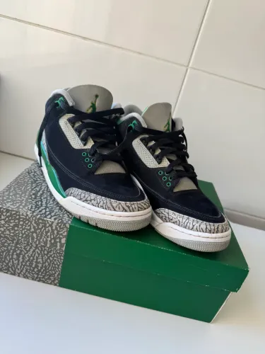 Tênis Nike Air Jordan 3 Retrô Pine Green Tam. 39