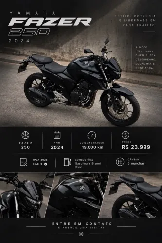 Yamaha FZ25 250 Fazer Flex 2024