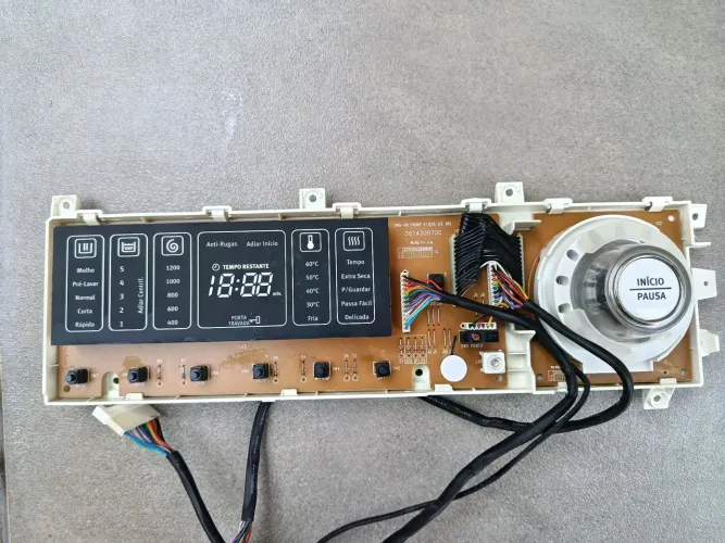 Placa eletrônica interface painel da lava e seca Eletrolux LSE11 110V