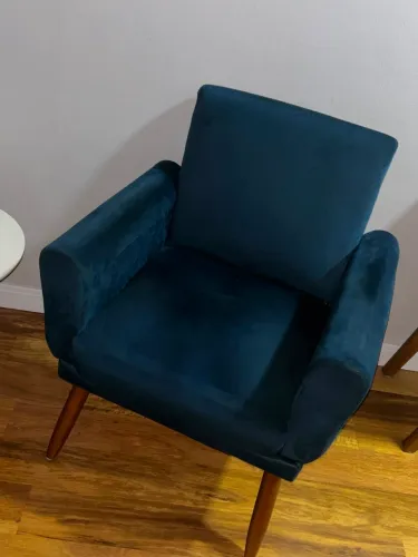 Poltronas em suede