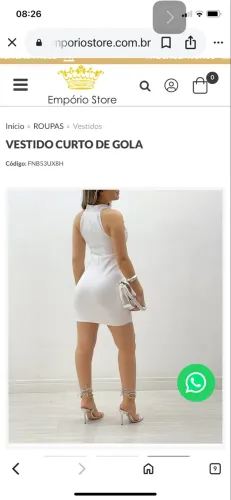 Vestido ( Chica fulo) novo