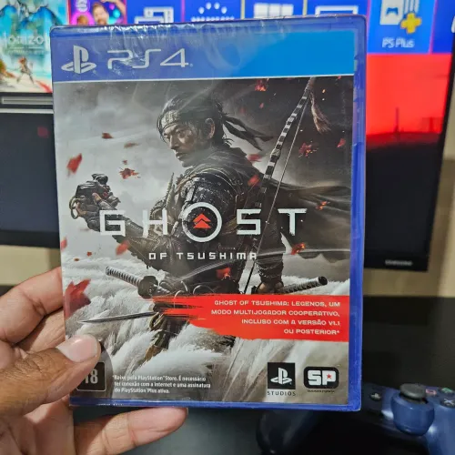 Jogo ps4 Ghost of tsushima novo