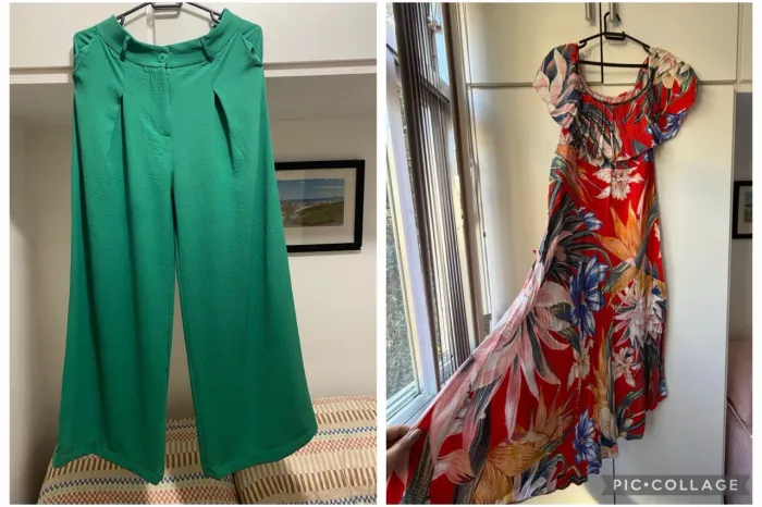 Lote com 7 peças de roupa tam 40