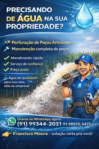 Perfurações de poços artesianos e manutenções 