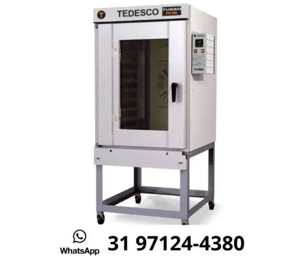 Forno Turbo 8 Esteiras Elétrico Tedesco