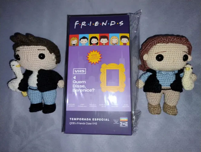 Nécessaire Quem disse, Berenice? De Friends + Amigurumis Joey e Chandler 