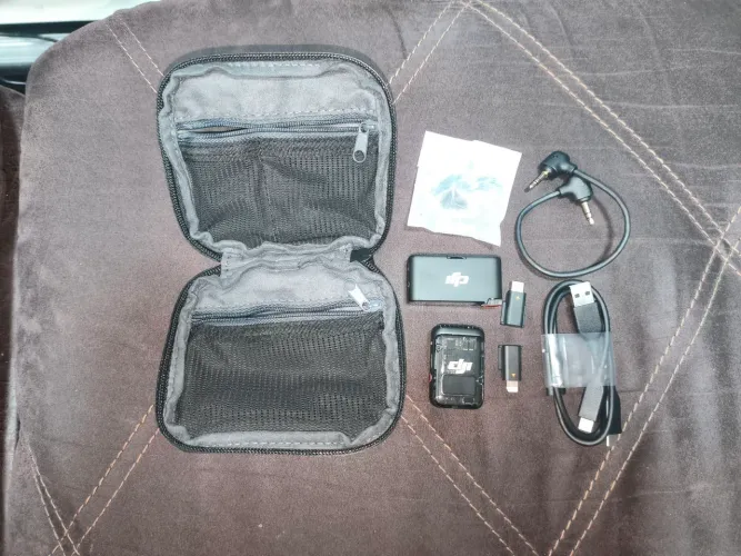 DJI Mic 2 (1 TX + 1 RX) Sistema de Microfone Sem Fios Profissional - Completo
