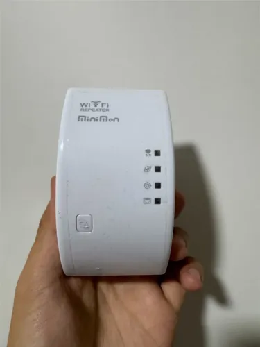 Repetidor de Sinal Wi-Fi MiniMen - Amplia o Alcance da Internet