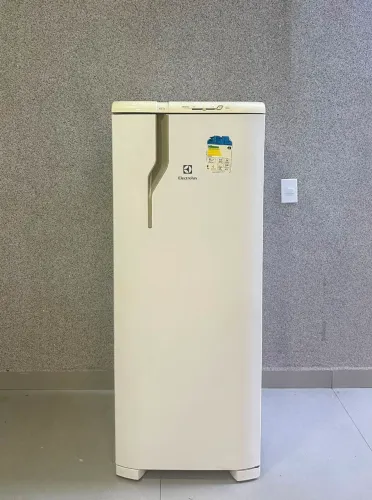 Geladeira Electrolux RE31 degelo automático está Conservada