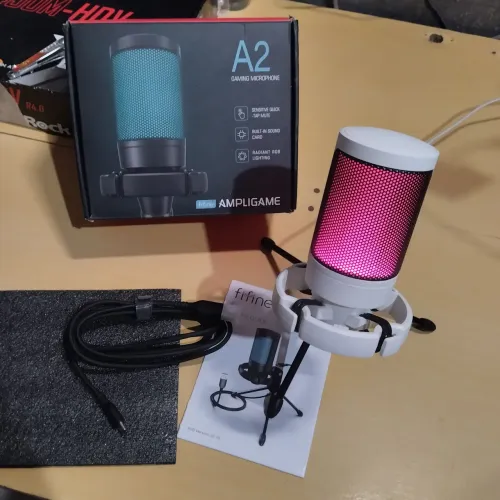 Microfone Fifine A2 Praticamente Novo