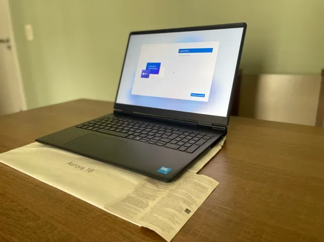Note Dell Aurora novo na caixa