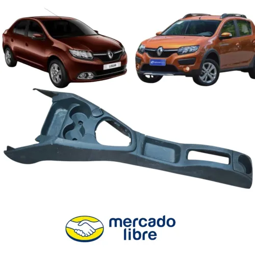 Console Central Renault Sandero Logan 2015 Ao 2023