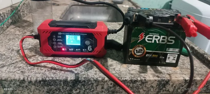 Bateria de moto de pedal 