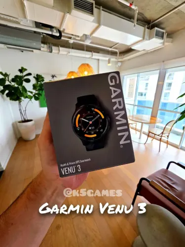 Garmin Venu 3 - Preto Lacrado - COMPRA SEGURA ABC SP