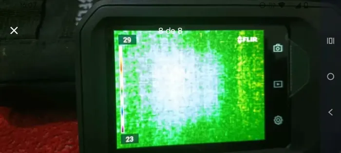 Vendo câmera térmica flir c3-x.
