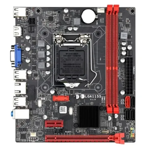 Placa Mãe para Jogos LGA 1155 B75M DDR3 até 16gb 1600MHz USB 3.0 Sata 3.0 VGA/HDMI Intel C