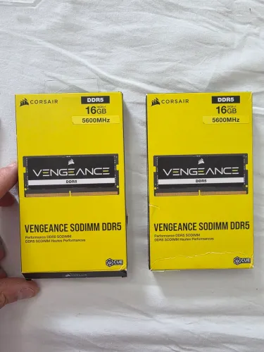 Memória Corsair VENGEANCE DDR5 5600MHZ 32gb (2x16gb)