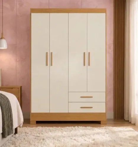 Guarda roupa compcto com 4 portas 