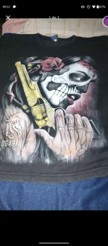 Camiseta caveira 