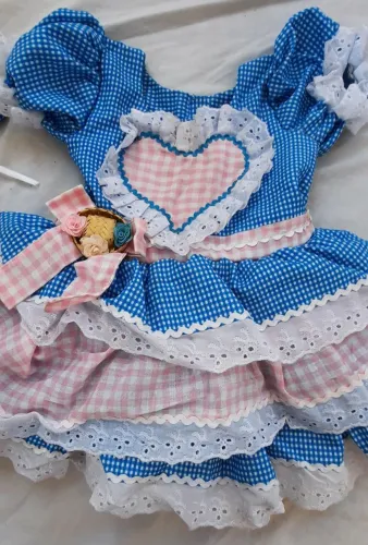 Vestido Junino - 3 e 4 anos
