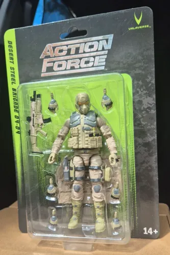 Valaverse Action Force Desert Steel Brigade (NOVO/LACRADO)