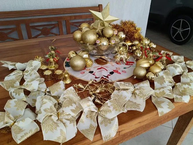 Kit de Natal - Dourado