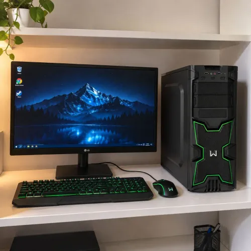 PC Gamer GTX 1660 + Ryzen 3 3200G + SSD 500GB + Monitor LG 23