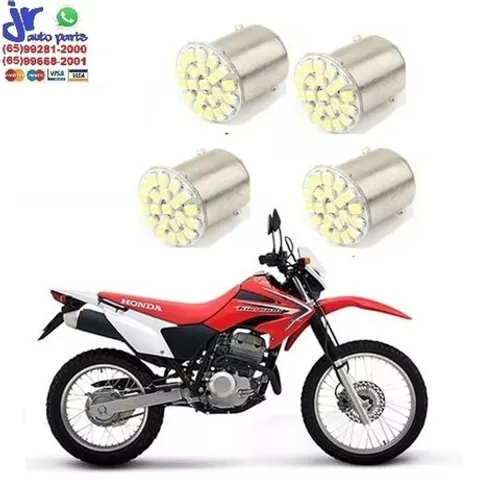 Kit Lampadas Led Para Moto 4 Pisca Bros 150
