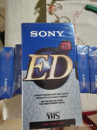 10 (DEZ) FITAS VHS SONY LACRADAS