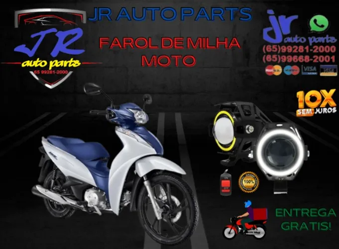 Par Farol de Milha LED Biz 125 2022