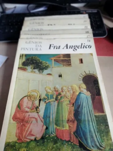 vendo um lote com 06 livros Gênios da pintura, vol 14, 17, 18, 19, 20 e 21