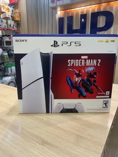 Video Game PlayStation 5 Slim C/Leitor+Spider Man 2 - Novo Lacrado - Em até 12x Sem juros