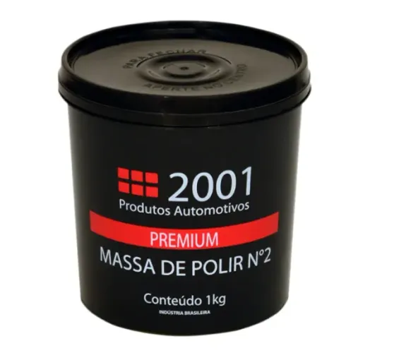 Massa de Polir N.2 1kg P/autos PRE. 2001